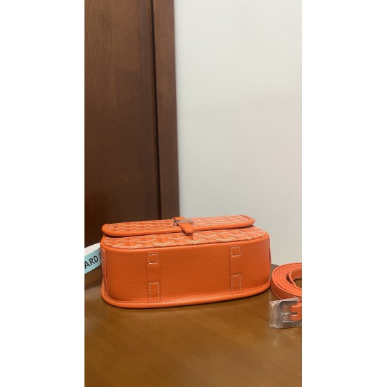Goyard Belvedere MM Bag Shoulder Bags BELVE3 Orange