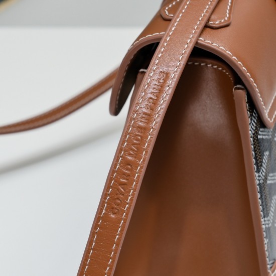 Goyard Saïgon Structuré Mini Bag Shoulder Bags SAIGOB Black & Tan